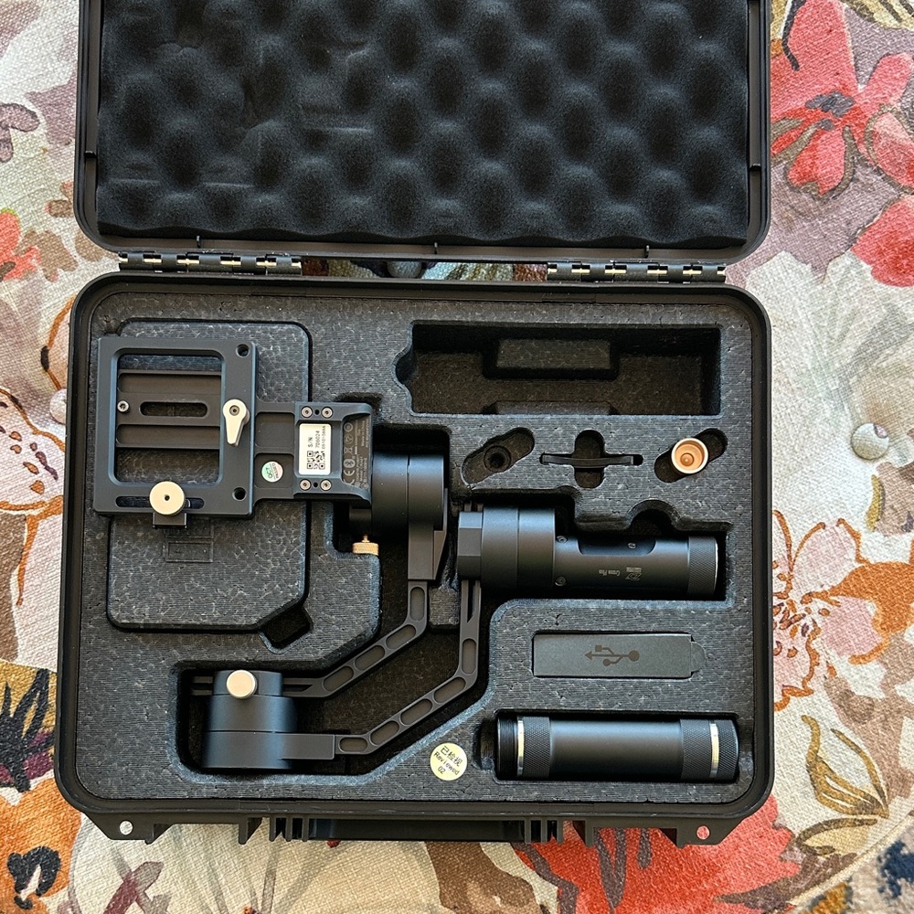 Black Camera Stabilizer in Case